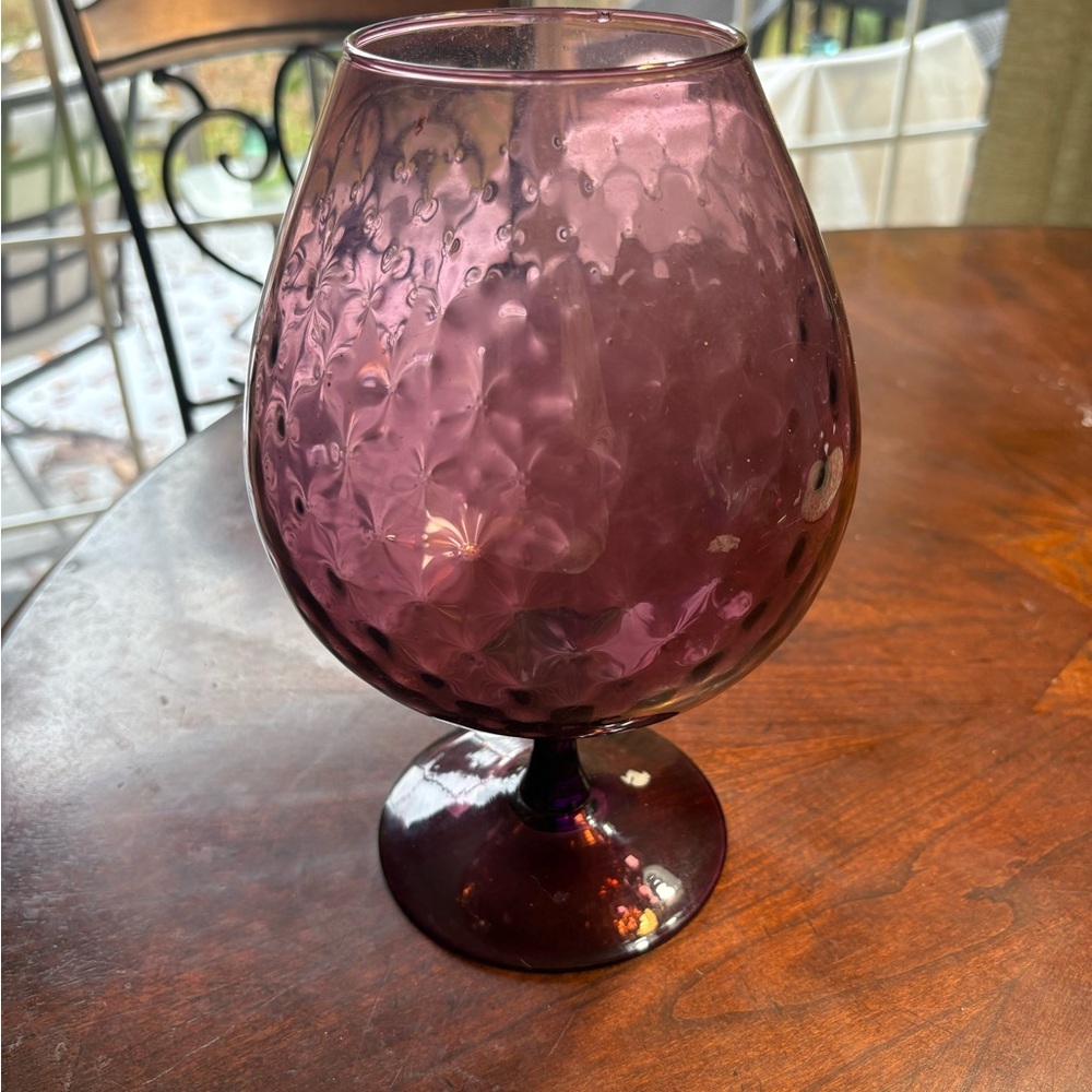 Empoli Amethyst Vintagw Brandy Snifter
